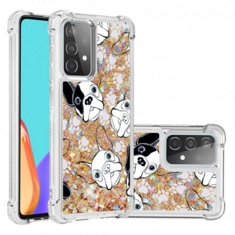 Capa Para Samsung Galaxy A52 4G / A52 5G / A52s 5G Mr Dog Lantejoulas