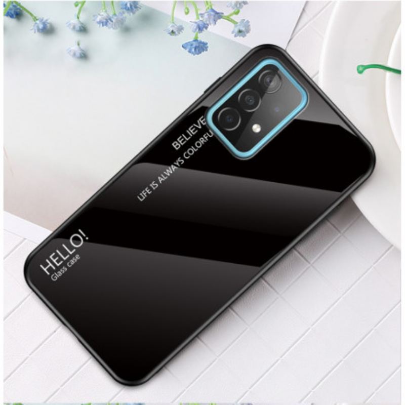 Capa Para Samsung Galaxy A52 4G / A52 5G / A52s 5G Olá Vidro Temperado
