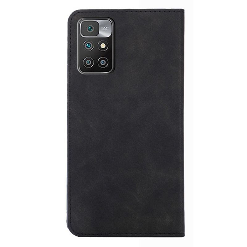Capa De Celular Para Xiaomi Redmi 10 Flip Design De Toque De Pele