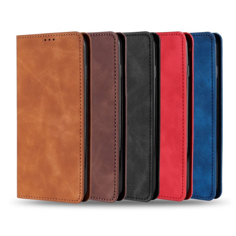 Capa De Celular Para Xiaomi Redmi 10 Flip Design De Toque De Pele