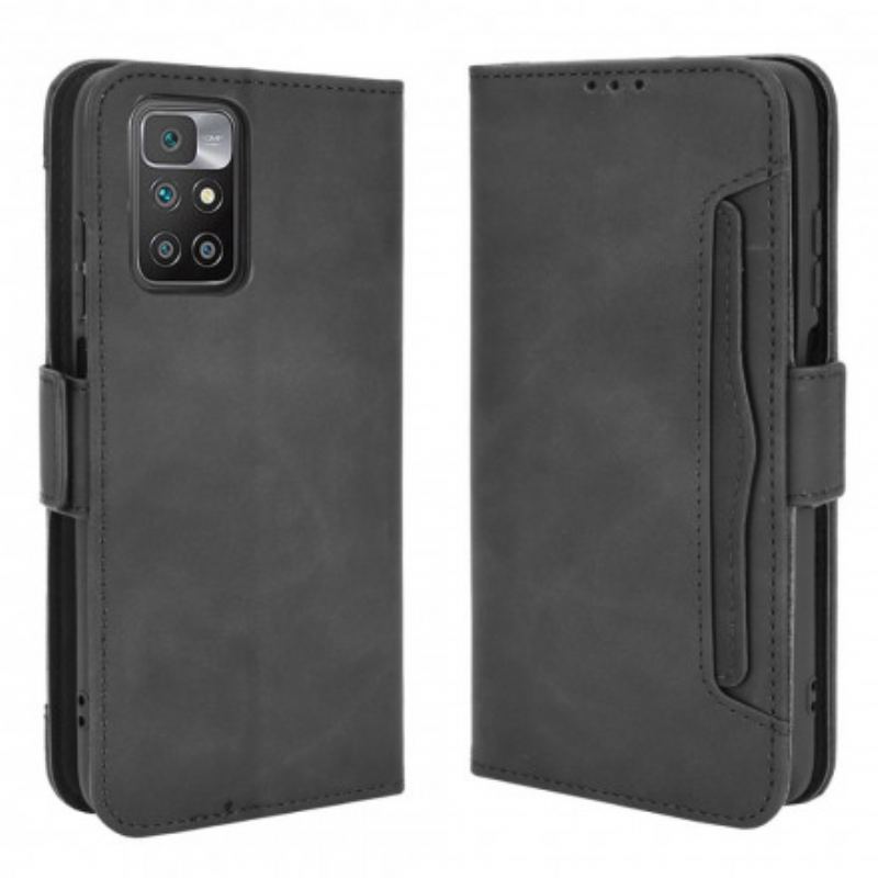 Capa Em Pele Para Xiaomi Redmi 10 Multi-card Premier Class