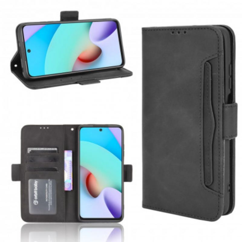 Capa Em Pele Para Xiaomi Redmi 10 Multi-card Premier Class