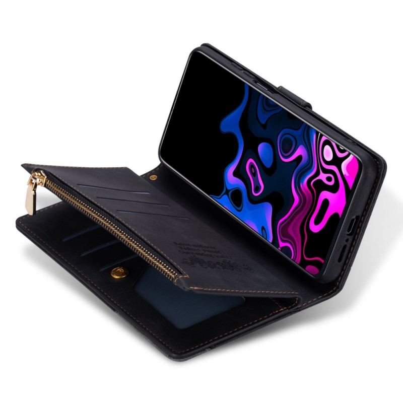 Capa Flip Para Xiaomi Redmi 10 Porta Moedas E Cordão