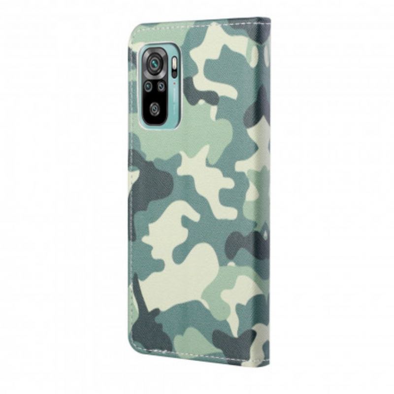 Capa Folio Para Xiaomi Redmi 10 Camuflar
