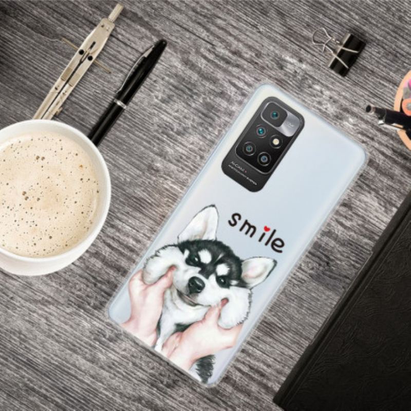 Capa Para Xiaomi Redmi 10 Cachorro Sorridente