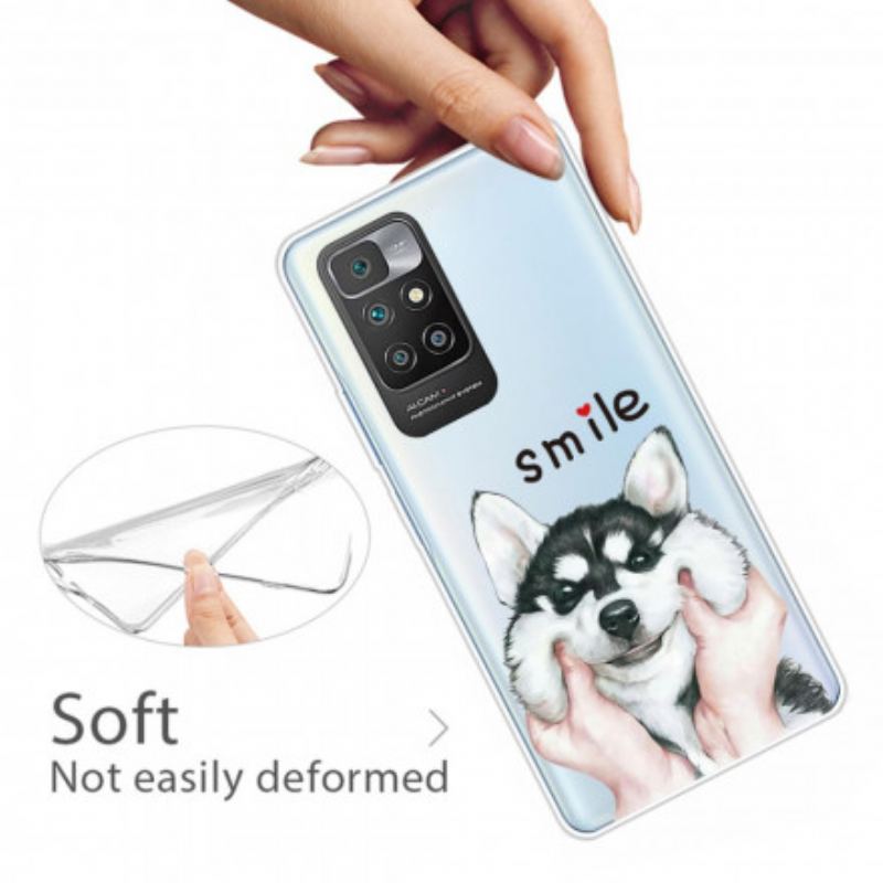 Capa Para Xiaomi Redmi 10 Cachorro Sorridente