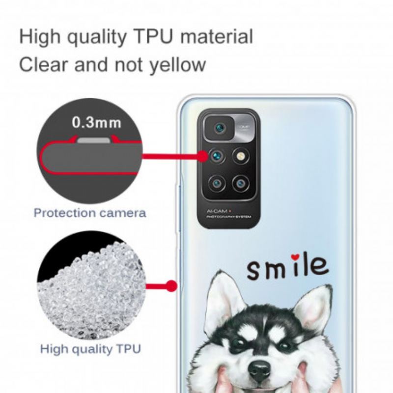 Capa Para Xiaomi Redmi 10 Cachorro Sorridente