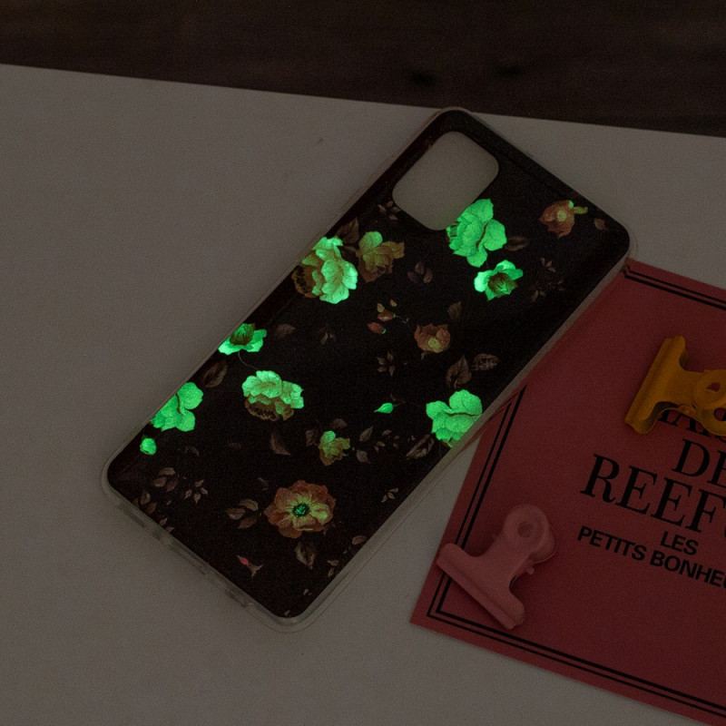 Capa Para Xiaomi Redmi 10 Florais Fluorescentes