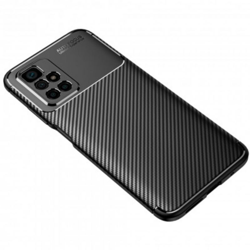 Capa Para Xiaomi Redmi 10 Mangueira De Fibra De Carbono