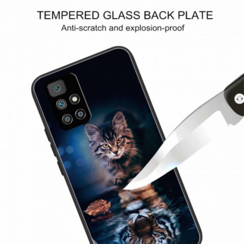 Capa Para Xiaomi Redmi 10 Meu Vidro Temperado Tigre