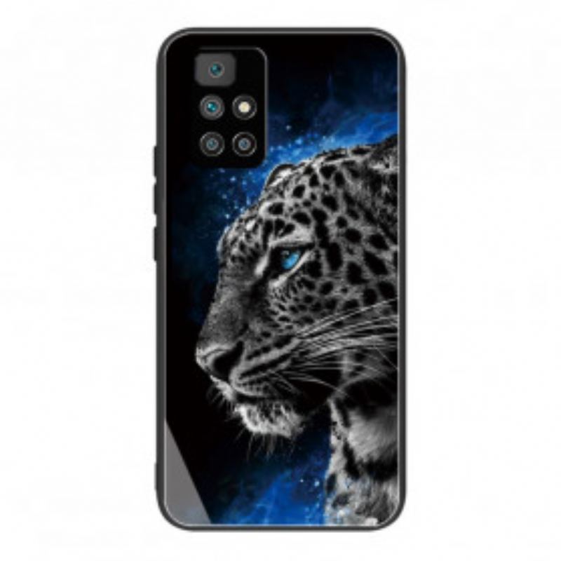 Capa Para Xiaomi Redmi 10 Vidro Temperado De Rosto Felino