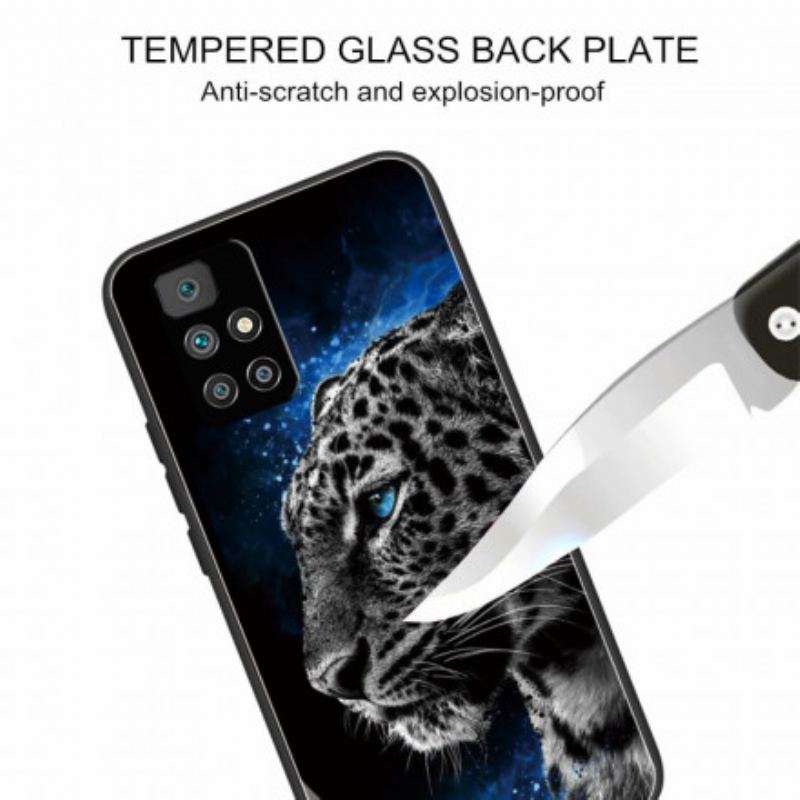 Capa Para Xiaomi Redmi 10 Vidro Temperado De Rosto Felino