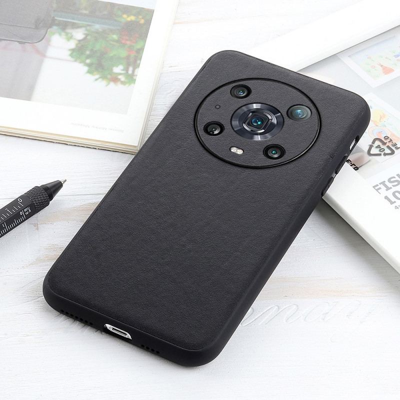 Capa De Celular Para Honor Magic 4 Pro Couro Genuíno