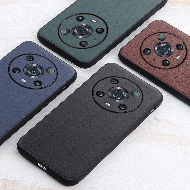 Capa De Celular Para Honor Magic 4 Pro Couro Genuíno