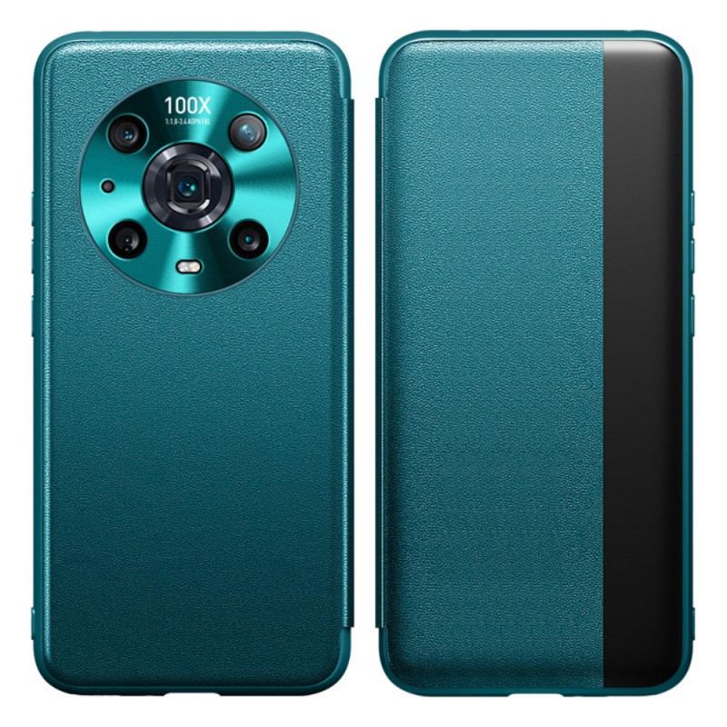 Capa De Celular Para Honor Magic 4 Pro Couro Sintético