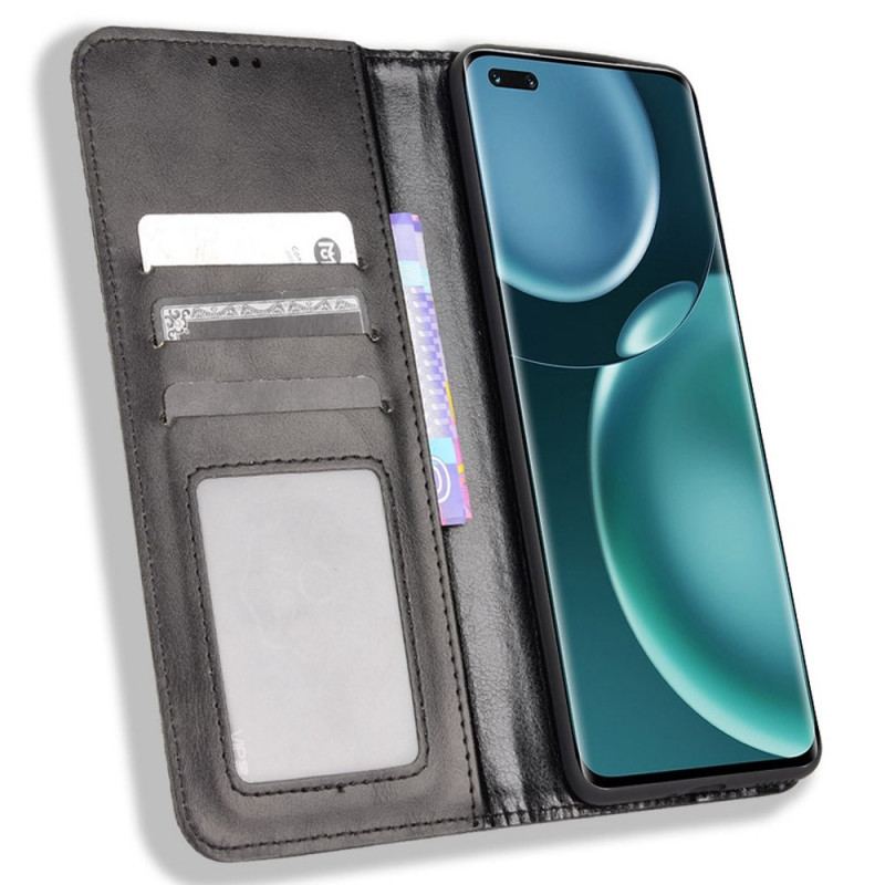 Capa De Celular Para Honor Magic 4 Pro Flip Estilo De Couro Estilizado