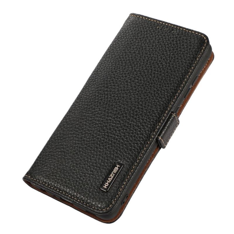 Capa De Couro Para Honor Magic 4 Pro Couro De Lichia Khazneh Rfid