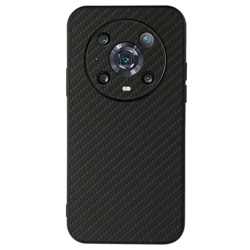 Capa Para Honor Magic 4 Pro Textura De Fibra De Carbono