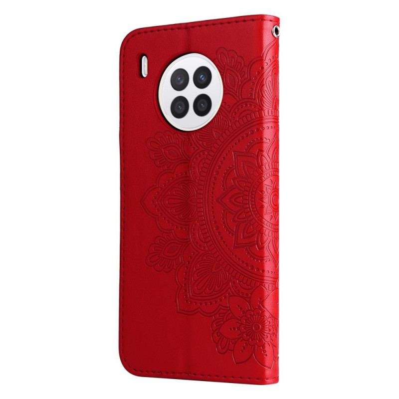Capa Flip Para Honor 50 Lite Mandala