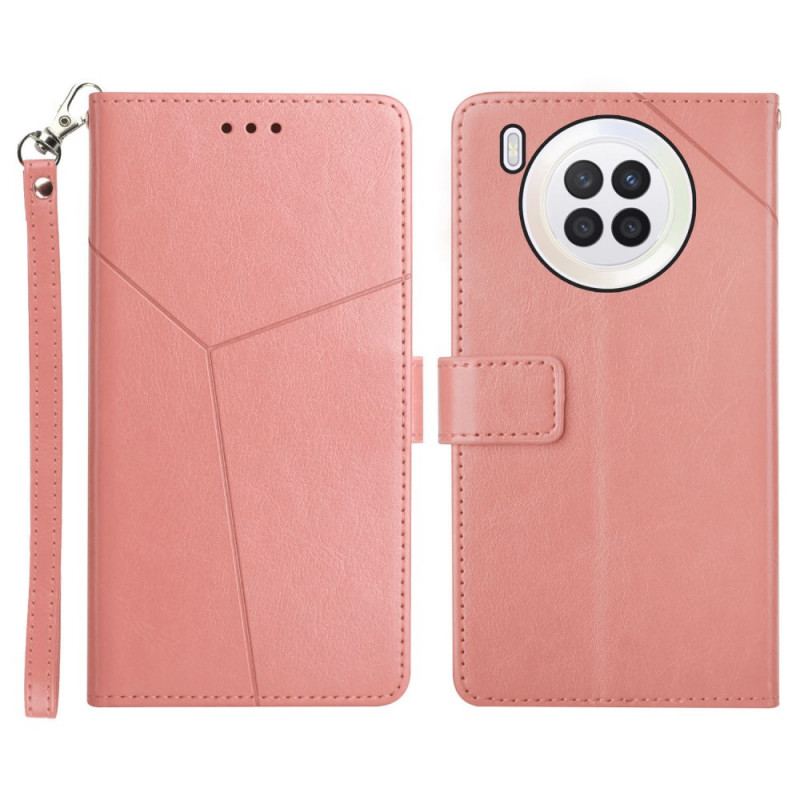 Capa Folio Para Honor 50 Lite Estilo Couro Geo Y Design
