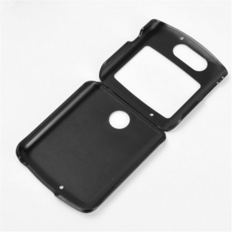 Capa Para Motorola Razr 5G Couro Sintético Lixado