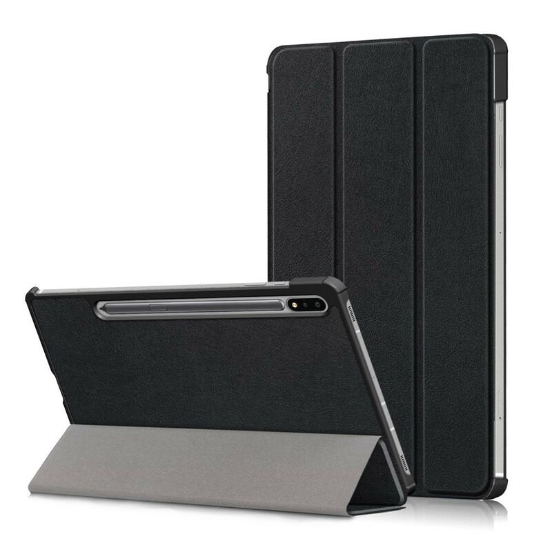 Capa De Celular Para Samsung Galaxy Tab S7 FE Dobra Tripla Reforçada