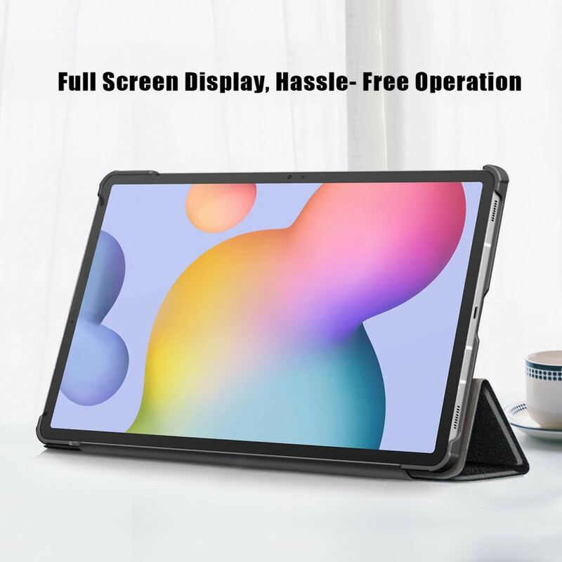 Capa De Celular Para Samsung Galaxy Tab S7 FE Dobra Tripla Reforçada