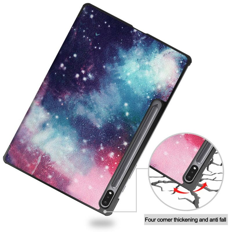 Capa De Celular Para Samsung Galaxy Tab S7 FE Suporte Para Caneta Espacial