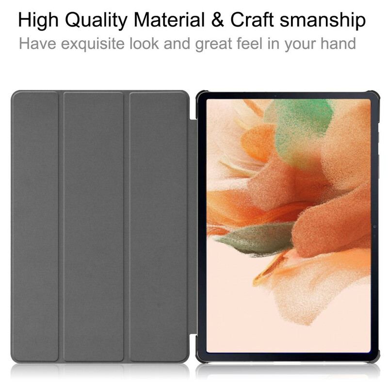 Capa De Celular Para Samsung Galaxy Tab S7 FE Suporte Para Caneta Torre Eiffel