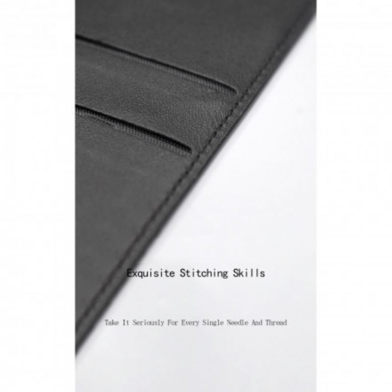 Capa De Celular Para Samsung Galaxy Z Fold 2 Flip Couro Genuíno Preto