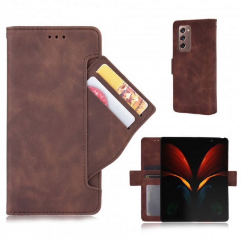 Capa Flip Para Samsung Galaxy Z Fold 2 Multi-card Premier Class