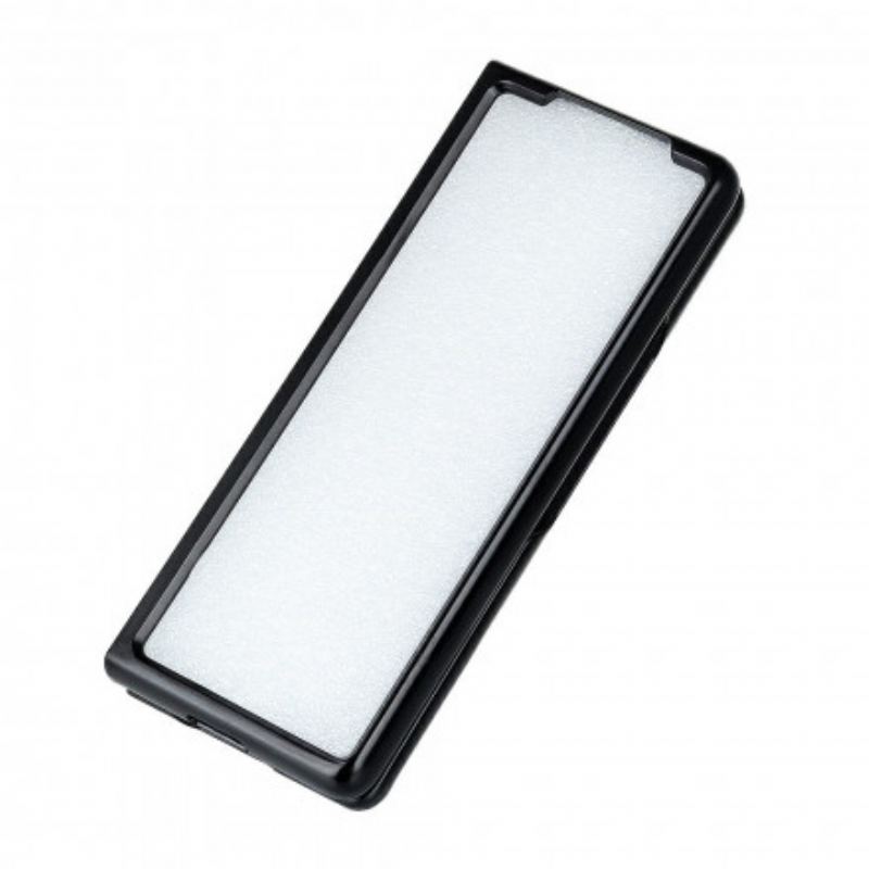 Capa Para Samsung Galaxy Z Fold 2 Cor De Couro Falso