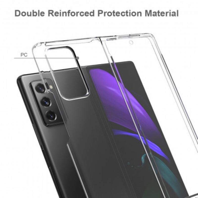 Capa Para Samsung Galaxy Z Fold 2 Híbrido Transparente