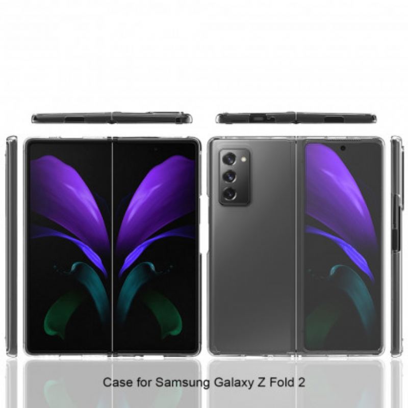 Capa Para Samsung Galaxy Z Fold 2 Híbrido Transparente