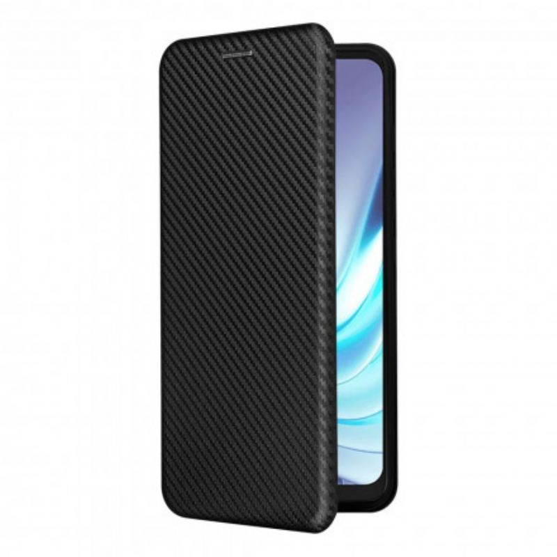 Capa De Celular Para Moto G50 Flip Silicone Carbono