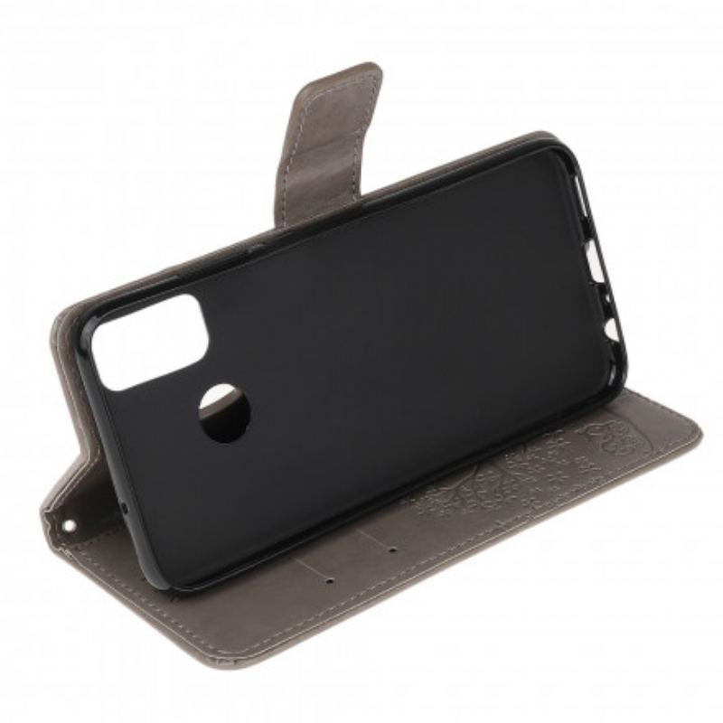 Capa Flip Para Moto G50 De Cordão Tanga E Corujas