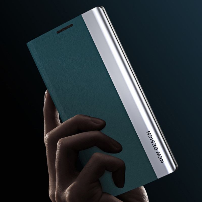 Capa De Celular Para Samsung Galaxy M52 5G Flip Fecho Magnético De Couro Sintético De Lichia