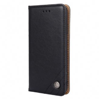 Capa De Couro Para Samsung Galaxy M52 5G Couro Escovado