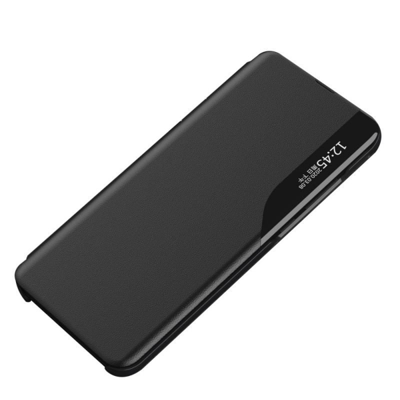 Capa De Couro Para Samsung Galaxy M52 5G Couro Sintético Com Tela Integrada