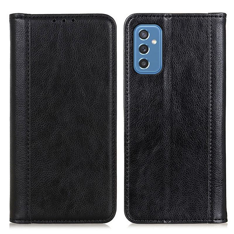 Capa Flip Para Samsung Galaxy M52 5G Couro Trançado