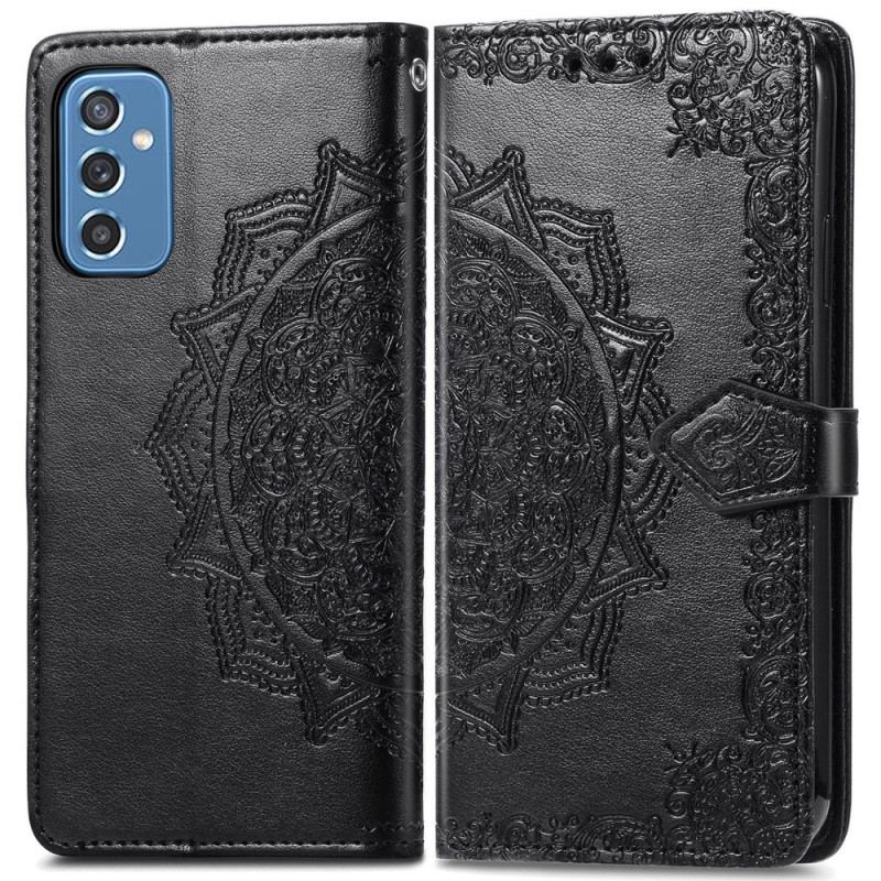 Capa Flip Para Samsung Galaxy M52 5G Mandala Trançada