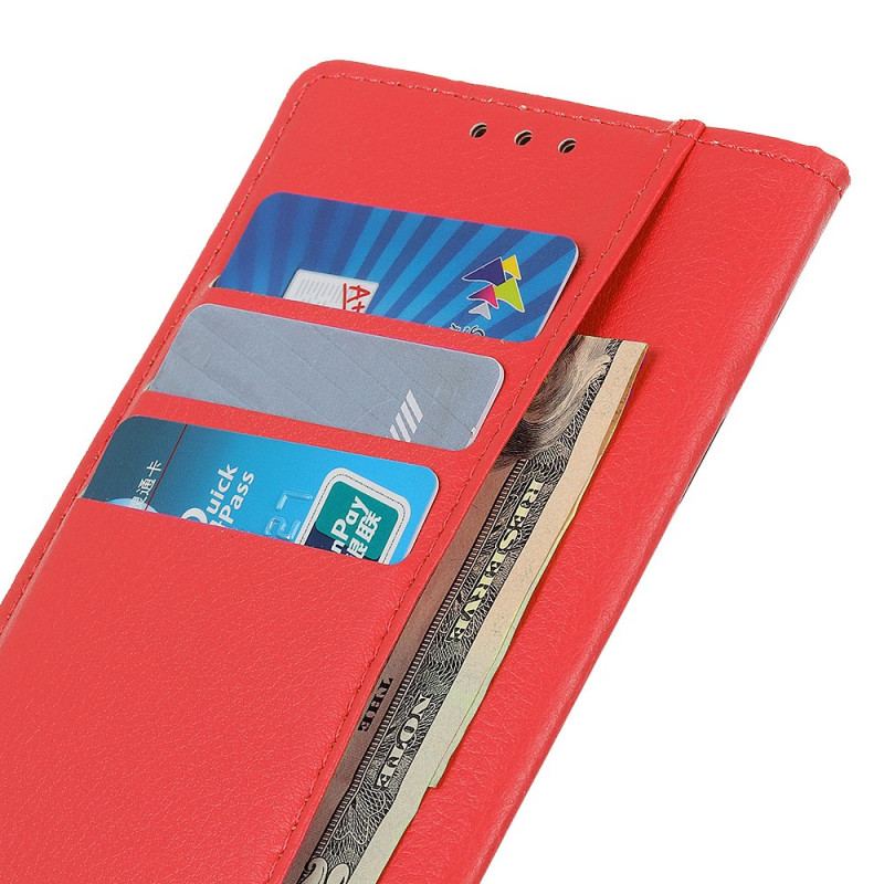 Capa Folio Para Samsung Galaxy M52 5G Textura Lichia