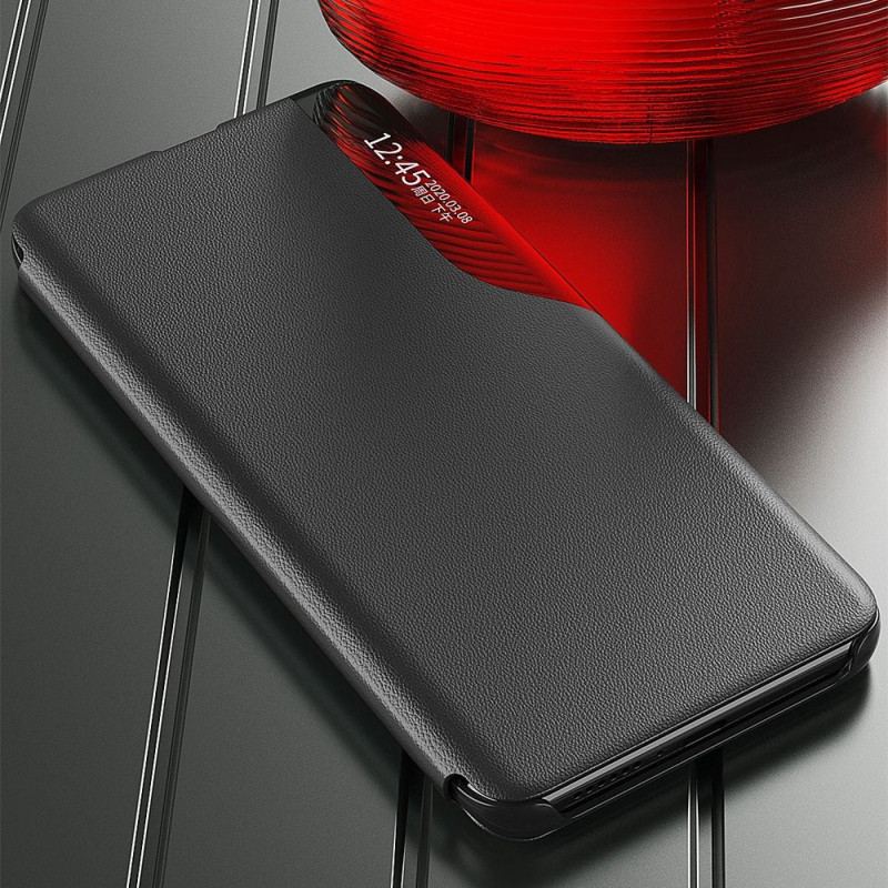 Capa De Celular Para iPhone 14 Couro Sintético Texturizado