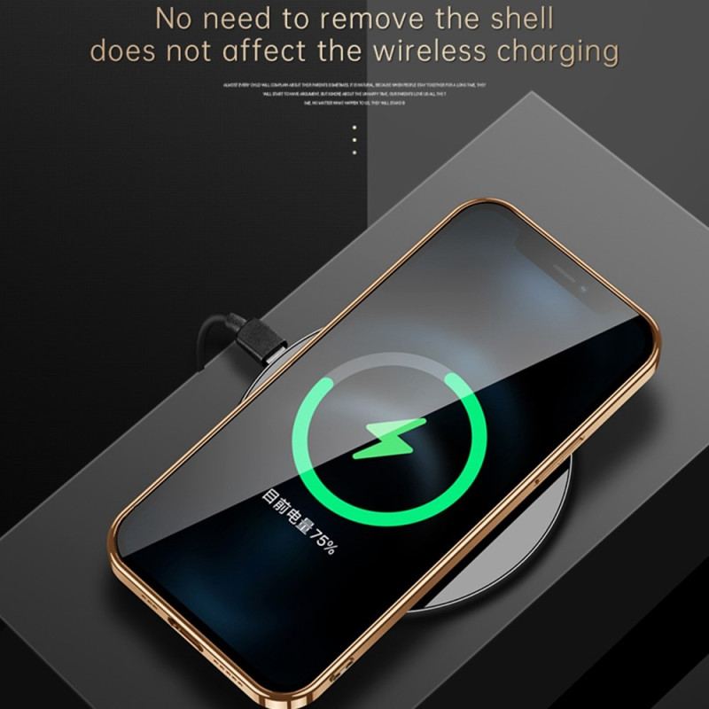 Capa De Celular Para iPhone 14 Estilo Couro Sulada
