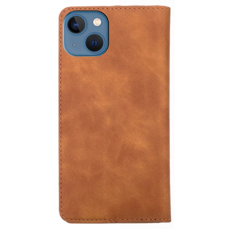 Capa De Celular Para iPhone 14 Flip Toque De Pele
