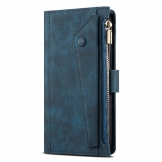 Capa Flip Para iPhone 14 Com Bolsa De Zíper