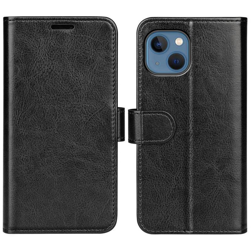 Capa Flip Para iPhone 14 Couro Sintético