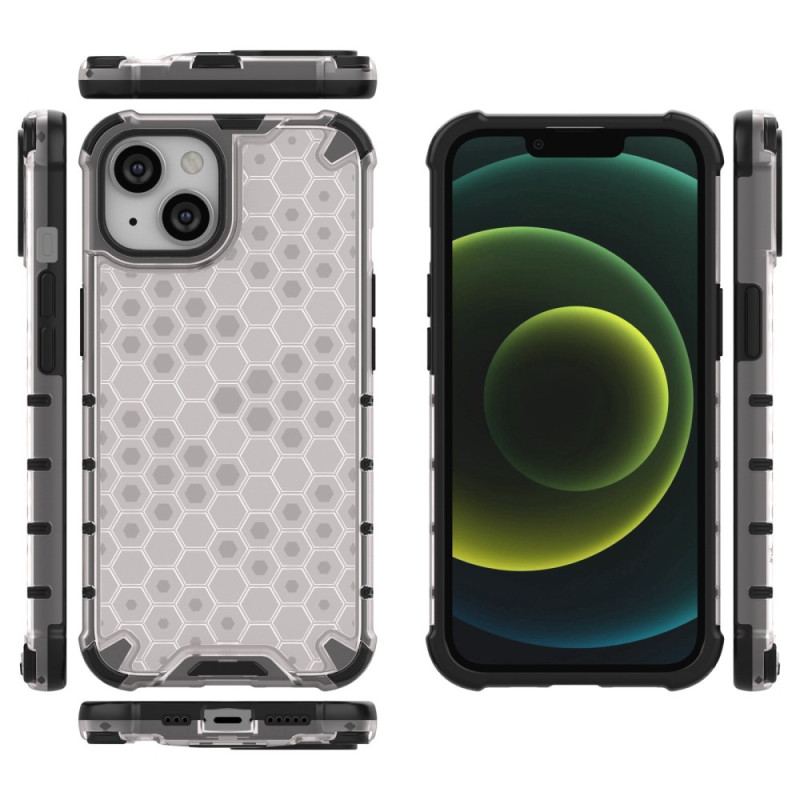 Capa Para iPhone 14 De celular Com Cabo De Favo De Mel