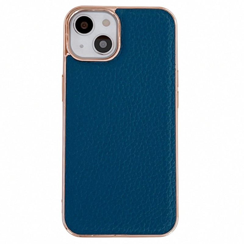 Capa Para iPhone 14 Couro Genuíno Série Star