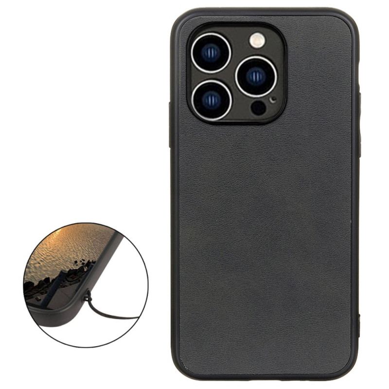 Capa Para iPhone 14 Efeito De Couro De Aparência Refinada
